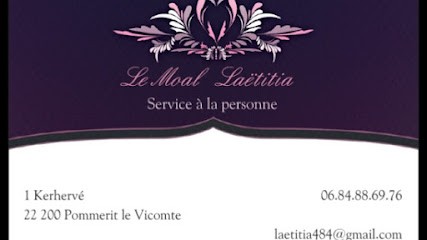 LE MOAL Laëtitia, Aide à Domicile à Pommerit-le-Vicomte