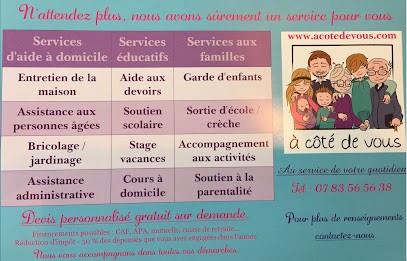 à côté de vous, Aide à Domicile à Vallauris