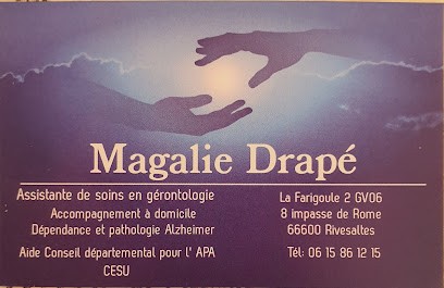 Magalie Drapé, aide soignante, assistante de soins en gérontologie, Aide à Domicile à Rivesaltes