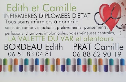 Cabinet infirmier BORDEAU Edith & PRAT Camille, Aide à Domicile à La Valette-du-Var