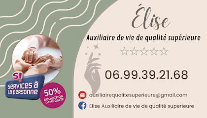 Élise, Auxiliaire De Vie De Qualité Supérieure, Aide À Domicile à Belleville-sur-Loire