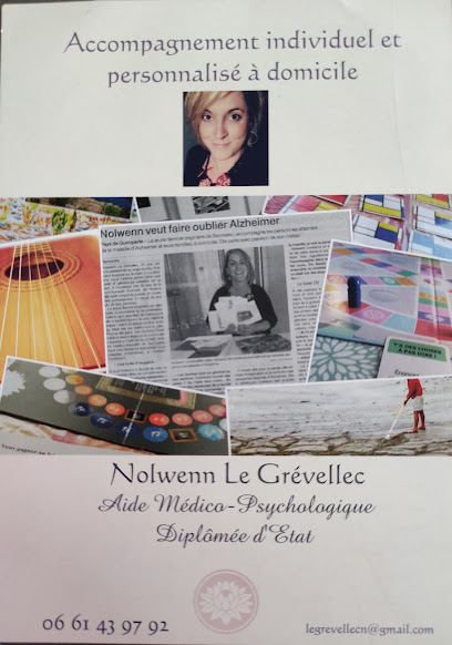 Le Grevellec Nolwenn-Aide Médico-Psychologique, Aide À Domicile à Quimperlé