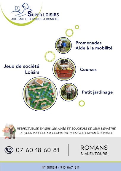 Super Loisirs, Aide À Domicile à Romans-sur-Isère